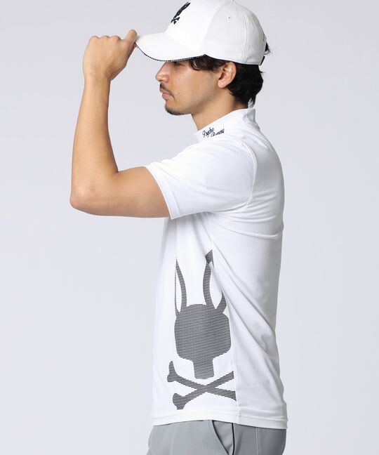[GOLF]ビッグBUNNYプリント モックネックTシャツ