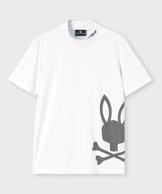 [GOLF]ビッグBUNNYプリント モックネックTシャツ