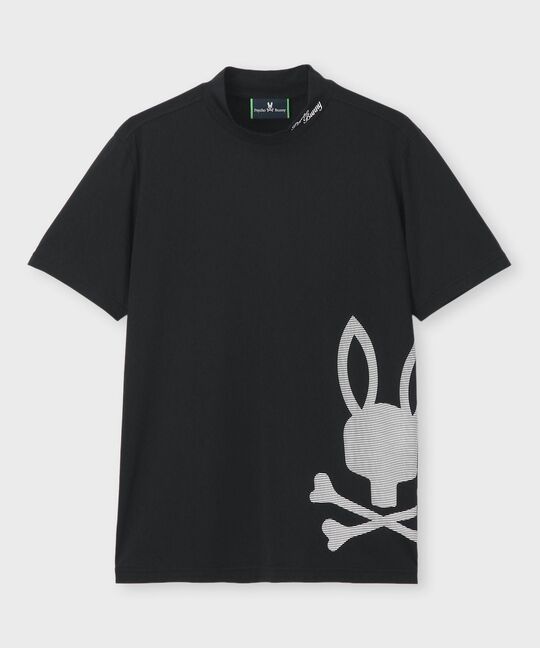 [GOLF]ビッグBUNNYプリント モックネックTシャツ
