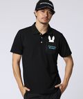 [GOLF]ドライミックス鹿の子 ポケットバニーポロシャツ