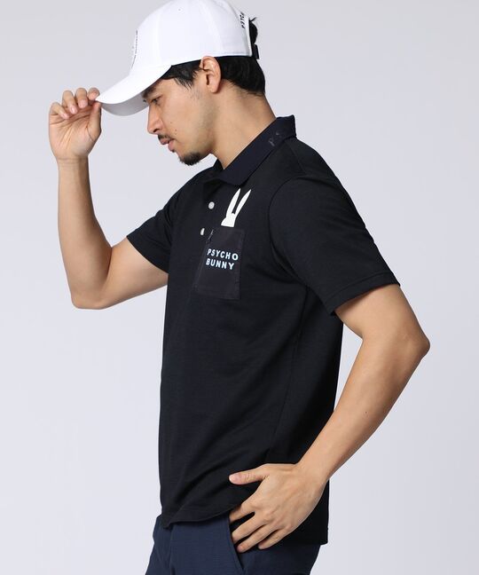 [GOLF]ドライミックス鹿の子 ポケットバニーポロシャツ