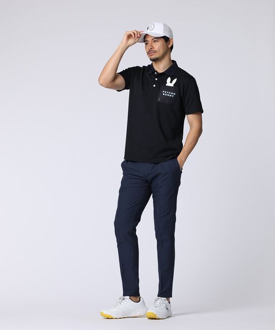 [GOLF]ドライミックス鹿の子 ポケットバニーポロシャツ