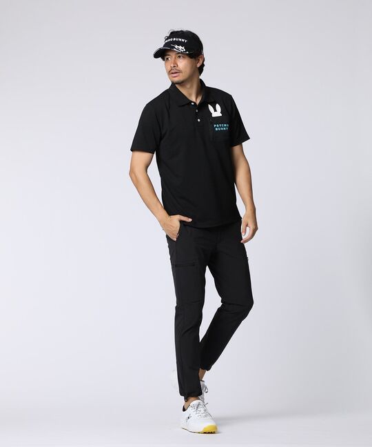 [GOLF]ドライミックス鹿の子 ポケットバニーポロシャツ