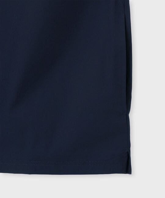 [GOLF]パイピングライン ナイロンショルダージップラグランTシャツ