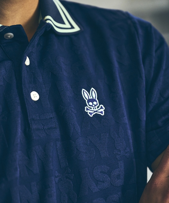 [GOLF]オリジナルジャガード BUNNYポロシャツ