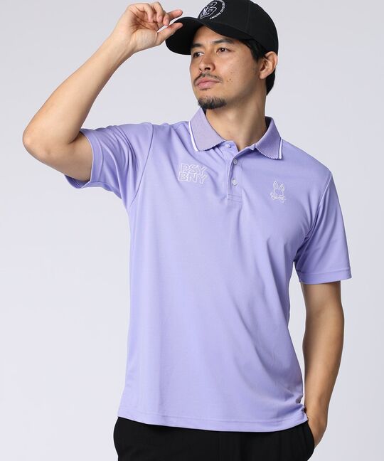 [GOLF]ライトカノコ ロゴ刺繍ポロシャツ