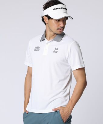 [GOLF]ライトカノコ ロゴ刺繍ポロシャツ