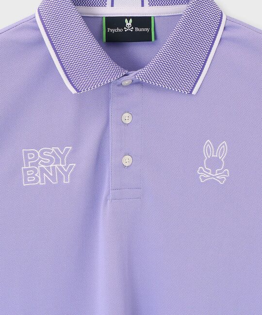 [GOLF]ライトカノコ ロゴ刺繍ポロシャツ