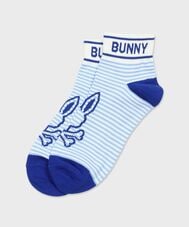 [GOLF]ボーダーシルエットバニー ボーダー柄ソックス