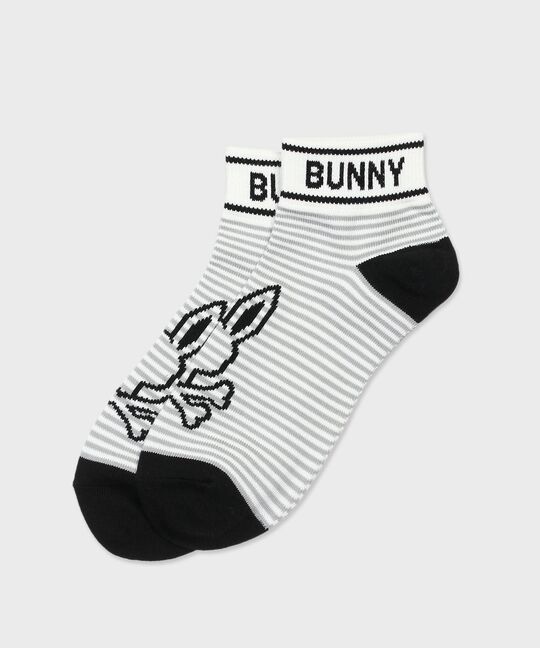 [GOLF]ボーダーシルエットバニー ボーダー柄ソックス