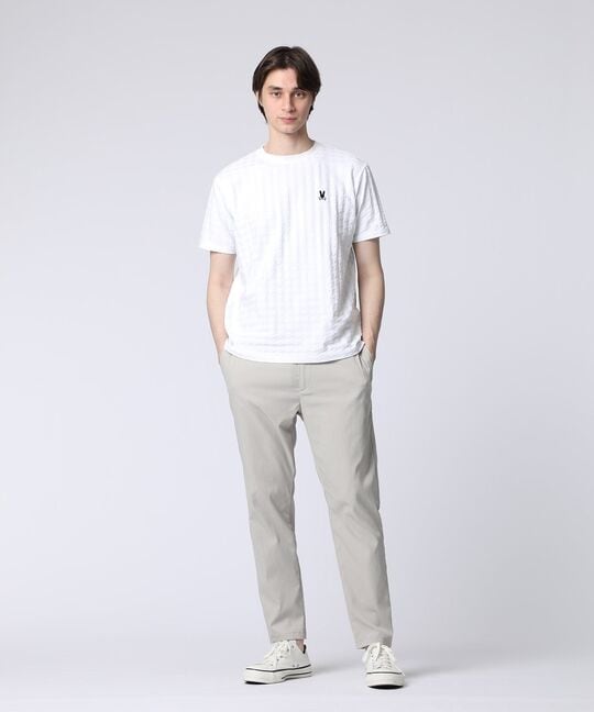 リンクスニット 千鳥格子柄Tシャツ