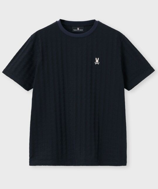 リンクスニット 千鳥格子柄Tシャツ