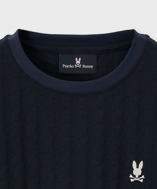 リンクスニット 千鳥格子柄Tシャツ