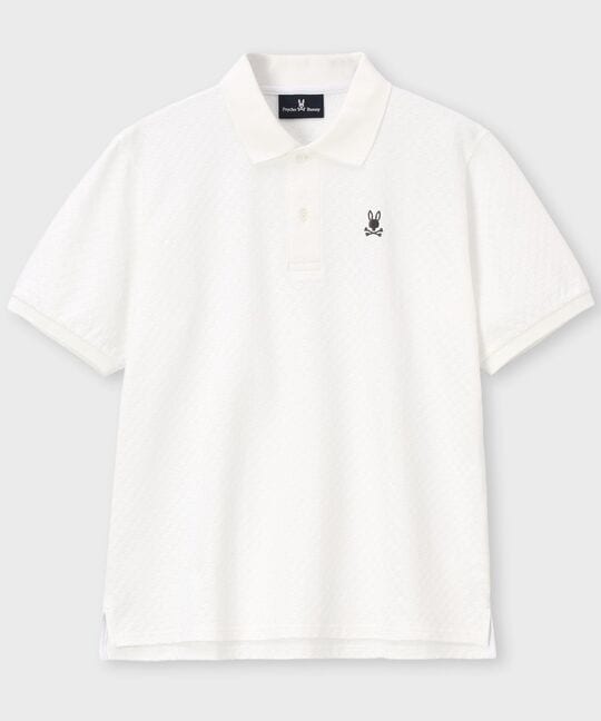 シルケットリンクス チェッカー柄ポロシャツ