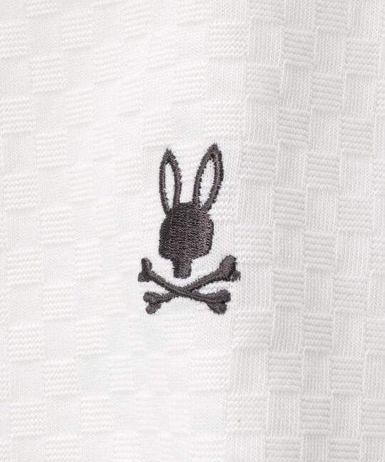 シルケットリンクス チェッカー柄ポロシャツ