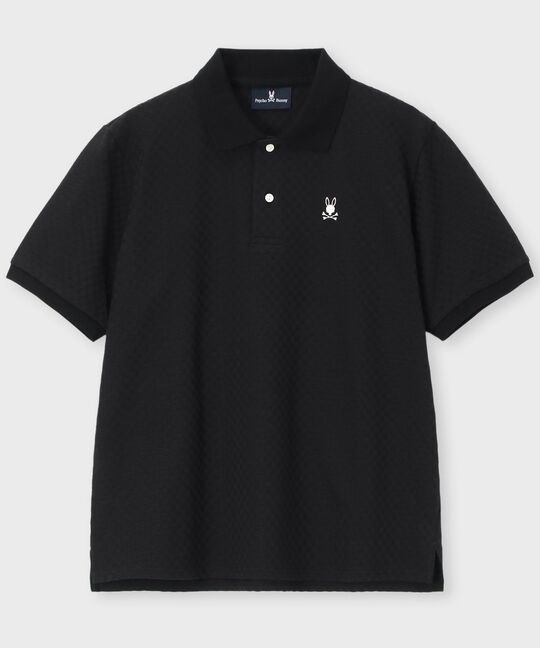 シルケットリンクス チェッカー柄ポロシャツ