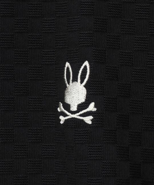 シルケットリンクス チェッカー柄ポロシャツ