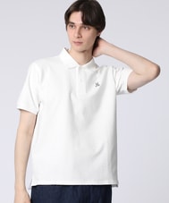 シルケットリンクス チェッカー柄ポロシャツ