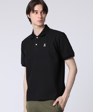 シルケットリンクス チェッカー柄ポロシャツ