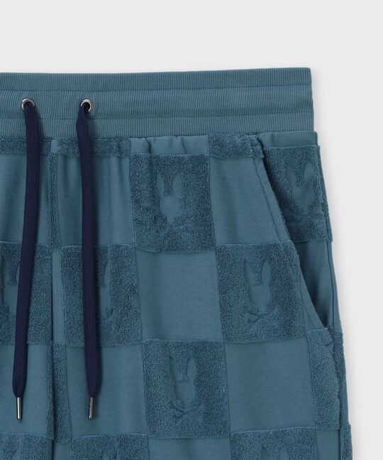 パイルジャカード チェック柄 ショートパンツ