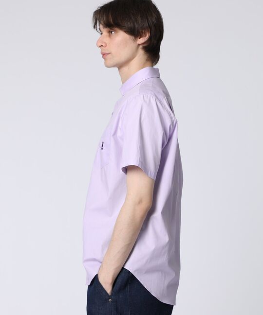 マルチカラーボタン ブロードシャツ