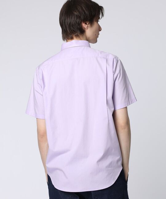 マルチカラーボタン ブロードシャツ