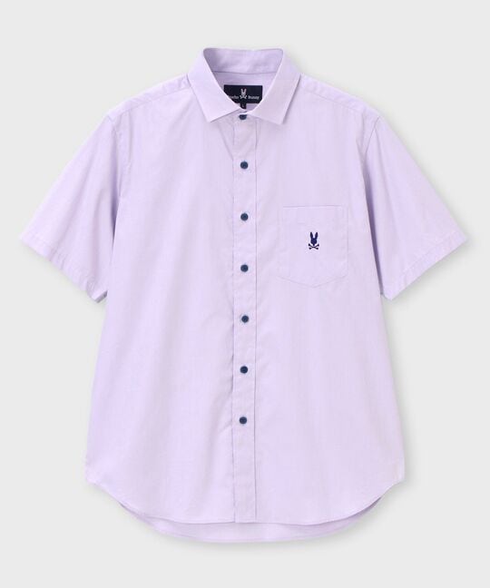 マルチカラーボタン ブロードシャツ