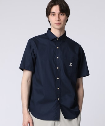 マルチカラーボタン 　ブロードシャツ