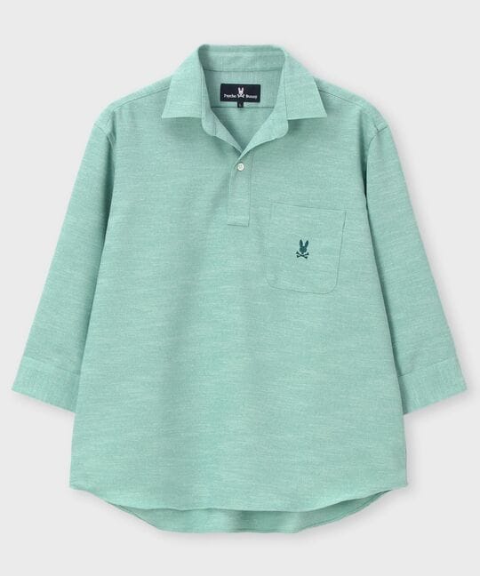 Reflax® スラブツイード スキッパーシャツ