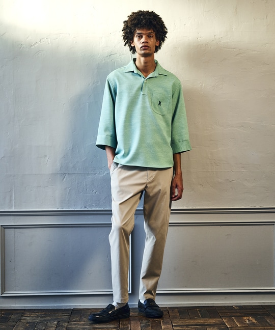 Reflax® スラブツイード スキッパーシャツ