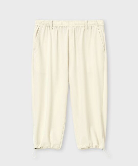 [WEB限定]3Dラバーエンブレム リラックスフィット7分丈パンツ