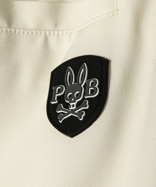 [WEB限定]3Dラバーエンブレム リラックスフィット7分丈パンツ