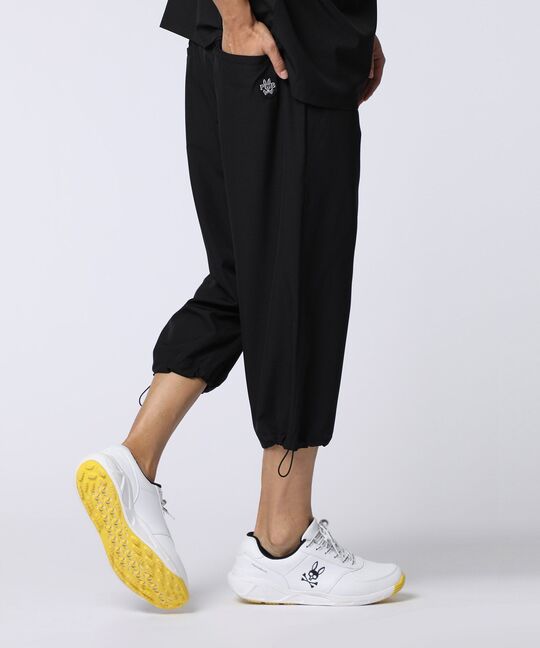 [WEB限定]3Dラバーエンブレム リラックスフィット7分丈パンツ