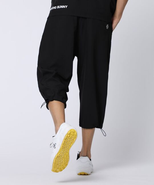 [WEB限定]3Dラバーエンブレム リラックスフィット7分丈パンツ