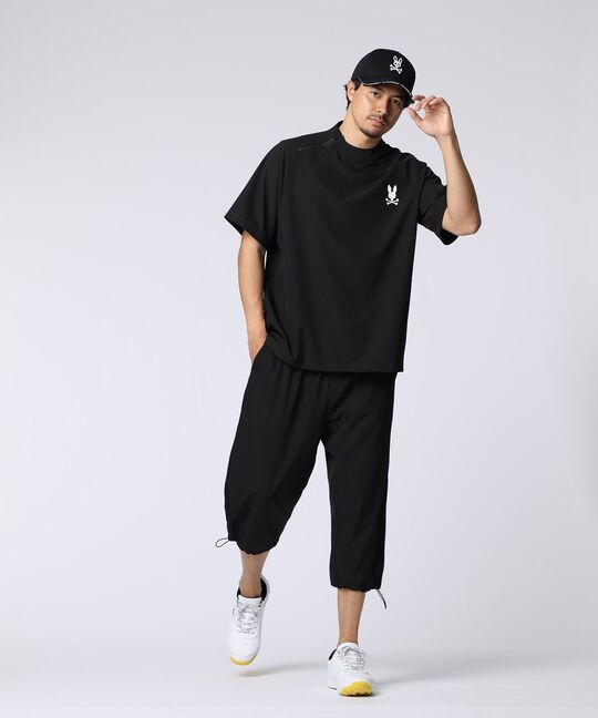 [WEB限定]3Dラバーエンブレム リラックスフィット7分丈パンツ