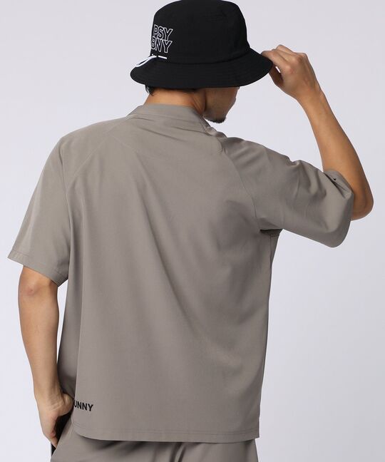 [WEB限定]リラックスフィット ロゴモックネックTシャツ