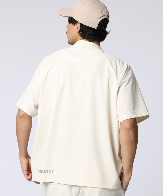 [WEB限定]リラックスフィット ロゴモックネックTシャツ