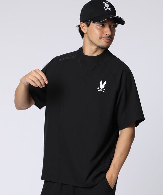 [WEB限定]リラックスフィット ロゴモックネックTシャツ