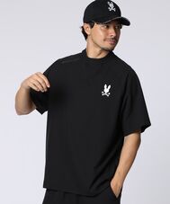 [WEB限定]リラックスフィット ロゴモックネックTシャツ
