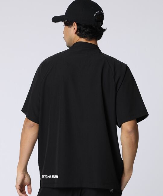 [WEB限定]リラックスフィット ロゴモックネックTシャツ