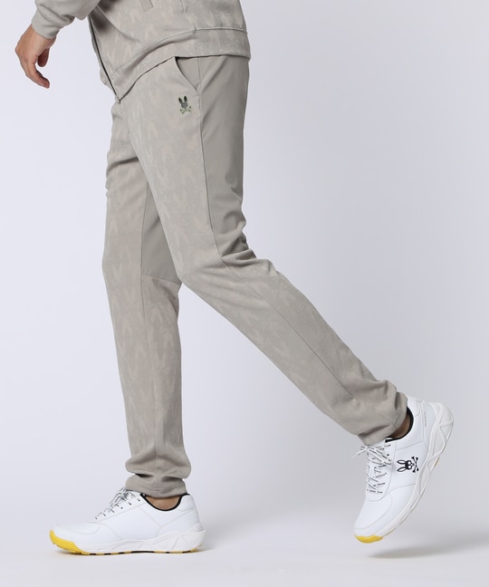 [GOLF]異素材切替 シルエットバニージャガードパンツ