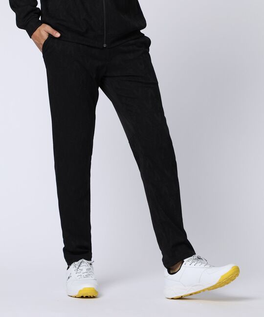 [GOLF]異素材切替 シルエットバニージャガードパンツ