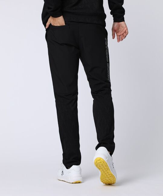 [GOLF]異素材切替 シルエットバニージャガードパンツ