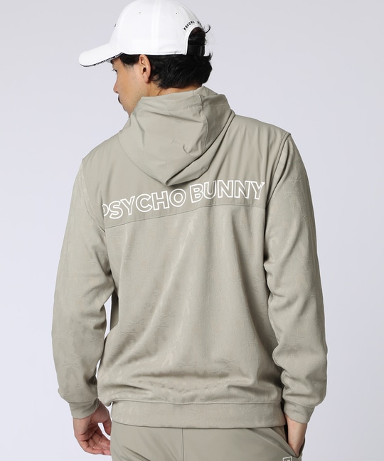 [GOLF]異素材切替 シルエットバニージャガードパーカ