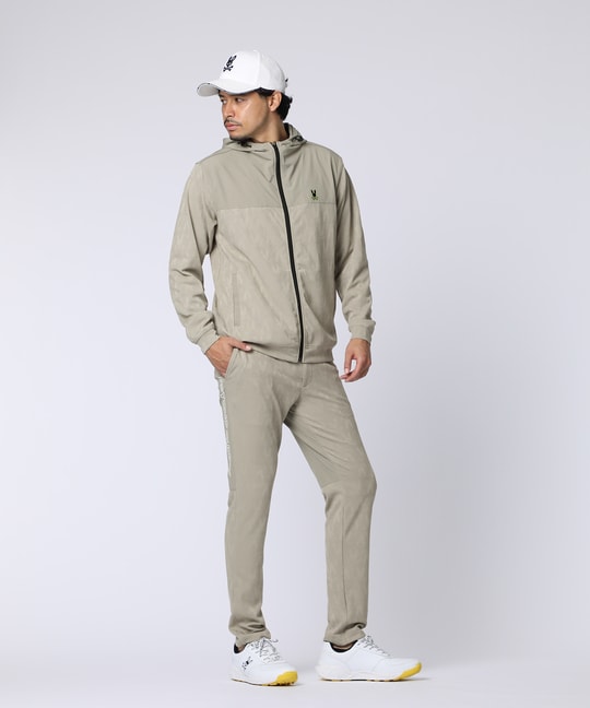 [GOLF]異素材切替 シルエットバニージャガードパーカ