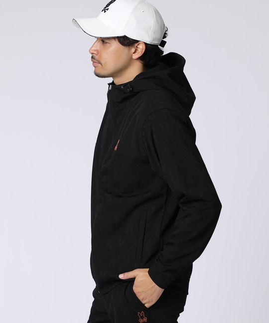 [GOLF]異素材切替 シルエットバニージャガードパーカ