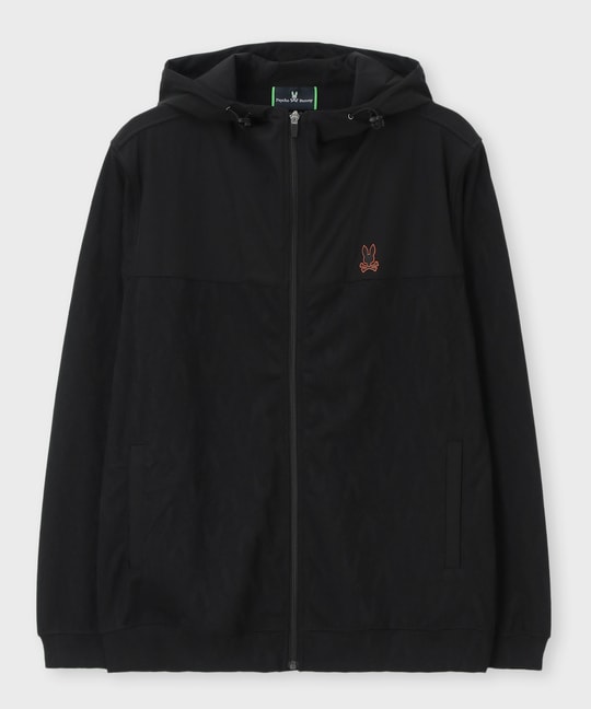 [GOLF]異素材切替 シルエットバニージャガードパーカ