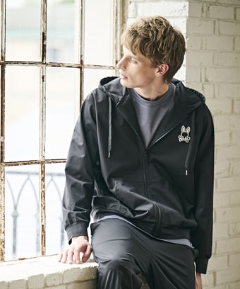 エフェクトロゴ　ジップパーカ