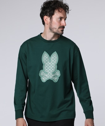 ロングスリーブ 　ラバーマイクロバニーロゴTシャツ