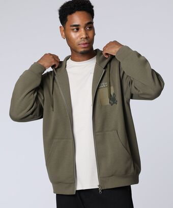 アイコニックエンブロイダリー 　ダンボールジップパーカ